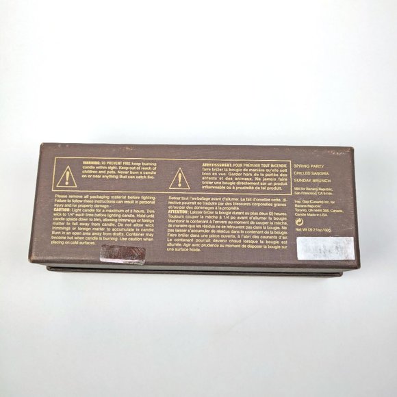 Banana Republic Scented Candle Trio Spring Party, Chilled Sangria, Sunday Brunch - Picture 6 of 9